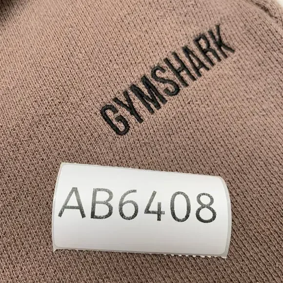 Gymshark Women Jogger M Brown Thick Plush Drawstring Sweatpants Winter 25" - Picture 9 of 9